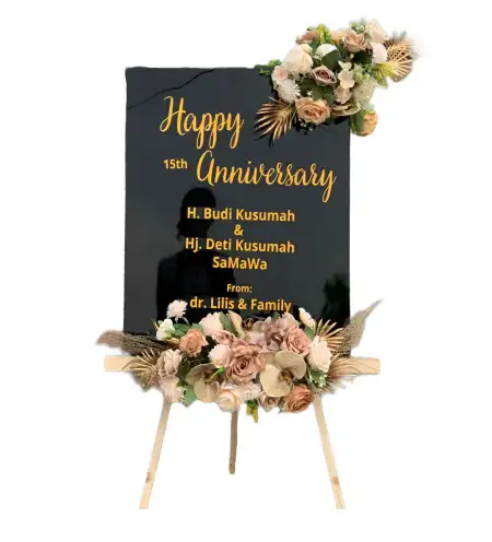 Papan Bunga Akrilik Gamong